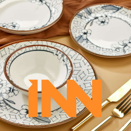 PORCELAIN PLATE SET 24 PIECES FROM FACTORY WHOLESALE 